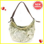アナスイ ANNA SUI ショルダーバッグ ワンショルダー レディース ラビットファー 中古 良品 セール J20602