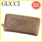 グッチ GUCCI 長財布 ラウンドファスナー レディース メンズ 可 グッチシマ 中古 人気 セール J20643