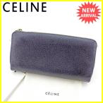 セリーヌ Ｃｅｌｉｎｅ 長財布 二つ折り 財布 コインケース メンズ可 中古 人気 良品 J21330