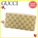 グッチ GUCCI 長財布 ラウンドファスナー レディース GG柄 中古 人気 セール J21572