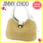 ジミーチュウ JIMMY CHOO ショルダーバッグ ワンショルダー レディース カゴ×クロコ調 中古 美品 セール J21779