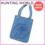 ハンティングワールド HUNTING WORLD トートバッグ ショルダーバッグ メンズ エレファントマーク 中古 美品 セール J9877s
