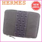 エルメス HERMES 二つ折り財布 ラウンドファスナー メンズ可 パースPM エールライン 中古 良品 セール J9906s