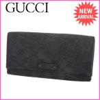 グッチ GUCCI 長財布 ファスナー 二つ折り メンズ可 90925 GGキャンバス 中古 セール K264