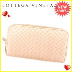  Bottega Veneta Bottega Veneta раунд застежка-молния кошелек длинный кошелек кошелек женский сетка б/у L1611