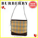 バーバリー BURBERRY ショルダーバッグ ワンショルダー レディース メンズ 可 チェック  中古 美品 セール L1778