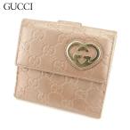 グッチ GUCCI Wホック財布 二つ折り 財布 レディース グッチシマ 中古