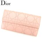 ディオール 長財布 Ｗホック レディディオール Dior 中古