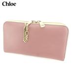 クロエ Chloe 長財布 ラウンドファスナー 財布 レディース ベイリー 中古