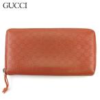 ラスト1点 グッチ 長財布 ラウンドファスナー 財布 レディース メンズ 244994 マイクログッチシマ GUCCI 中古