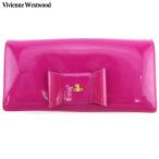 ヴィヴィアン ウエストウッド 長財布 ラウンドファスナー 財布 レディース オーブ リボン Vivienne Westwood 中古
