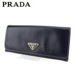 ラスト1点 プラダ 長財布 ファスナー付き 財布 レディース メンズ トライアングルロゴ PRADA 中古
