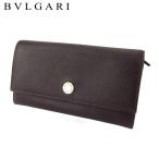 ブルガリ 長財布 ファスナー付き 財布 レディース メンズ ロゴボタン クラシコ BVLGARI 中古