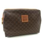 セリーヌ ポーチ 化粧ポーチ マカダム CELINE 中古