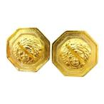 ジャンニ ヴェルサーチ イヤリング アクセサリー 8角フォルム メドゥーサ GIANNI VERSACE 中古