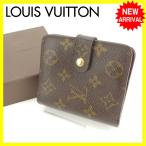 ルイヴィトン Louis Vuitton 財布 二つ折り財布 モノグラム コンパクトジップ レディース 中古