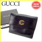 グッチ GUCCI Wホック財布 二つ折り財布 男女兼用 74190 ダブルG 中古 人気 セール N433