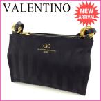 ヴァレンチノ VALENTINO ショルダーバッグ ワンショルダー レディース ストライプ 中古 良品 セール P164