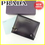 プラダ メモ帳カバー ロゴ  中古 Q260