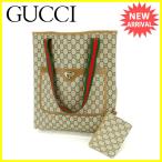 グッチ GUCCI トートバッグ ショルダーバッグ メンズ可 GGプラス 中古 ヴィンテージ 良品 S310