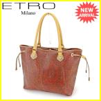 エトロ ETRO トートバッグ ショルダーバッグ ハンドバッグ バッグ メンズ可 ペイズリー 中古 人気 セール S776
