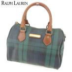 ラルフローレン Ralph Lauren ボストンバッグ ミニボストンバッグ レディース メンズ チェック 中古