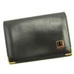 ダンヒル カードケース 名刺入れ ロゴ＆角プレート dunhill 中古