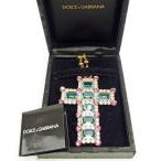 ドルチェ&amp;ガッバーナ ネックレス アクセサリー ラインストン ＤＯＬＣＥ　＆　ＧＡＢＢＡＮＡ 中古