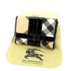 バーバリー BURBERRY Wホック財布 二つ折り財布 レディース チェック