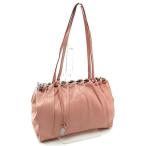 グッチ ショルダーバッグ ロゴプレート付き ギャザー入り GUCCI 中古
