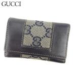 グッチ キーケース 6連キーケース 124550 ＧＧキャンバス GUCCI 中古