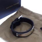 ボッテガ ヴェネタ ブレスレット バングル アクセサリー ♯S プレート付き イントレチャート BOTTEGA VENETA 中古