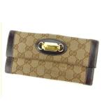 グッチ 長財布 Wホック財布 146199 GGキャンバス GUCCI 中古