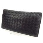 ボッテガ ヴェネタ 長財布 イントレチャート BOTTEGA VENETA 中古