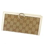 グッチ GUCCI 長財布 Wホック メンズ可 Gマーク 190389 GGキャンバス