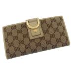 グッチ GUCCI 長財布 Wホック 二つ折り レディース アビー ＧＧキャンバス