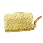 ラスト1点 ボッテガ ヴェネタ コインケース ラウンドファスナー イントレチャート Ｂｏｔｔｅｇａ Ｖｅｎｅｔａ 中古