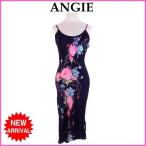 アンジー ANGIE ワンピース ロング レディース スパンコール＆ビーズ付き（クリアタイプ） フラワー