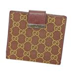 ラスト1点 グッチ Wホック 財布 二つ折り財布 035・0959 GG柄 GUCCI 中古
