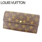 ラスト1点 ルイヴィトン 長財布 ファスナー 二つ折り ポシェットポルトモネクレディ M61725 モノグラム Louis Vuitton 中古