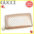 グッチ Ｇｕｃｃｉ 長財布 ラウンドファスナー レディース マイクロＧＧ  中古 人気 セール T1225