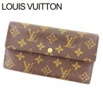 ルイヴィトン 長財布 ファスナー 二つ折り ポシェットポルトモネクレディ M61725 モノグラム Louis Vuitton 中古