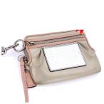 [ winter SALE*30%OFF купон ] Coach COACH небольшая сумочка бежевый × розовый б/у 