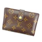 ラスト1点 ルイヴィトン 二つ折り財布 がま口 ポルトフォイユ・ヴィエノワ M61674 モノグラム Louis Vuitton 中古