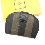 フェンディ FENDI 二つ折り財布 ラウンドフォルム レディース ペカン