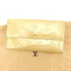 ルイ ヴィトン Louis Vuitton 長財布 三つ折り財布 レディース ポルトトレゾールインターナショナル M91163 ヴェルニ
