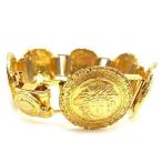 ヴェルサーチ Versace ブレスレット メデューサ ゴールド レディース 中古