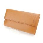 ルイヴィトン 長財布 三つ折り財布 ポルトトレゾールインターナショナル M63383 エピ Louis Vuitton 中古