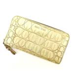 ミュウミュウ 長財布 ラウンドファスナー miumiu 中古