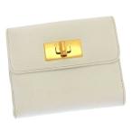 グッチ Wホック財布 二つ折り コンパクトサイズ ロゴプレート GUCCI 中古